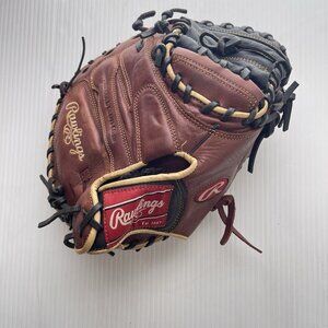Rawlings Sandlot SCM33S RHT Catcher's Mitt Glove Pro Design 33" Leather